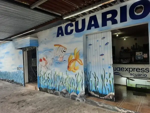 Fachada del acuario Acuario Acuaexpress