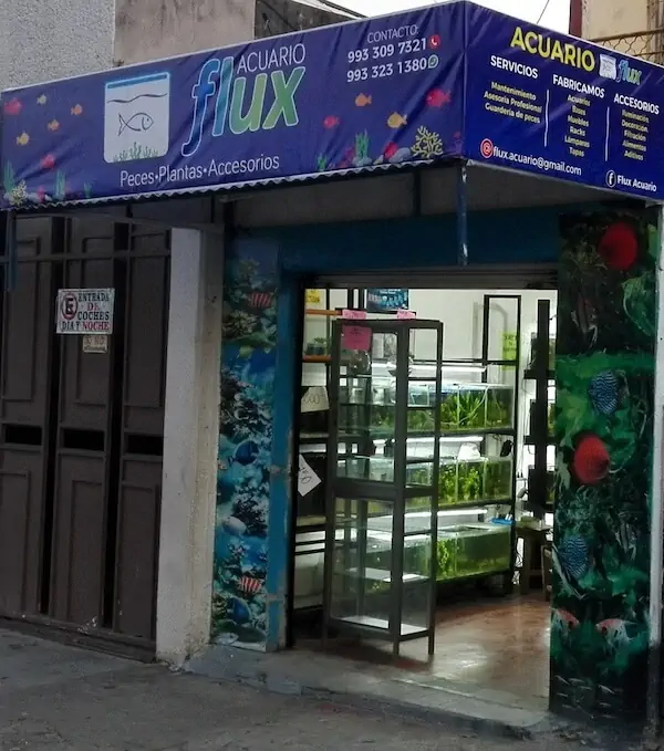 Fachada del acuario Acuario Flux