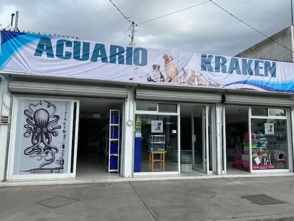 Fachada del acuario Acuario KRAKEN